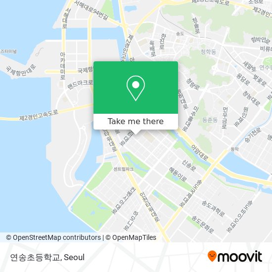 연송초등학교 map