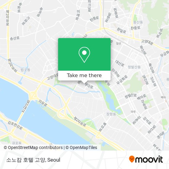 소노캄 호텔 고양 map