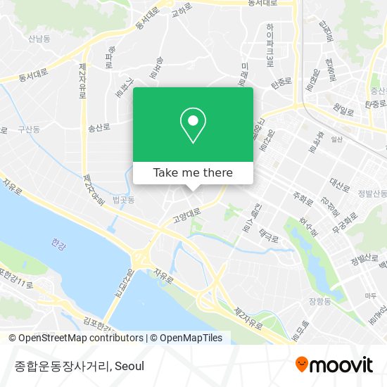 종합운동장사거리 map