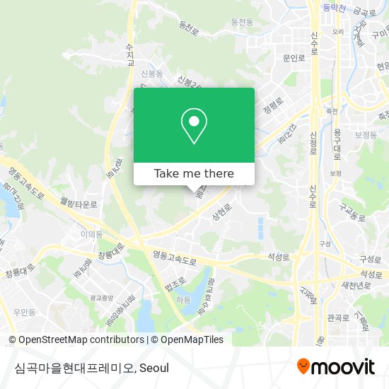 심곡마을현대프레미오 map