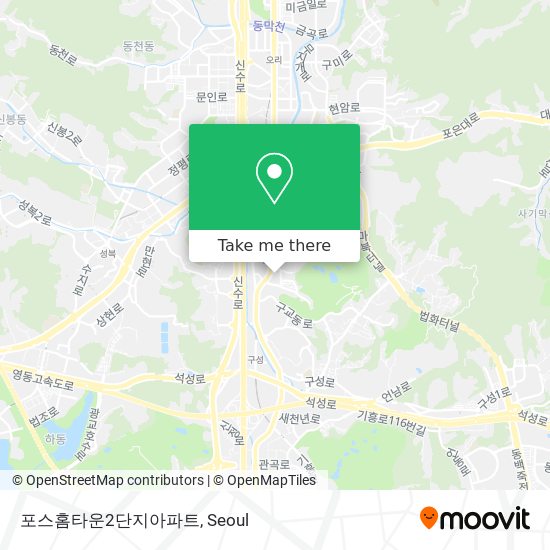 포스홈타운2단지아파트 map