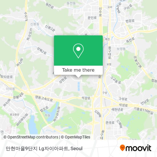 만현마을9단지 Lg자이아파트 map