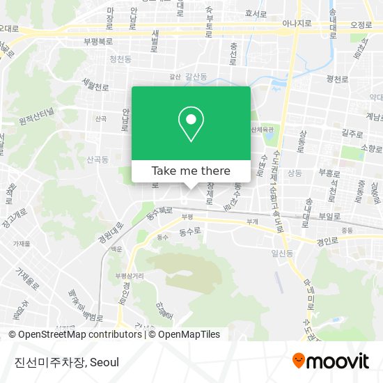 진선미주차장 map