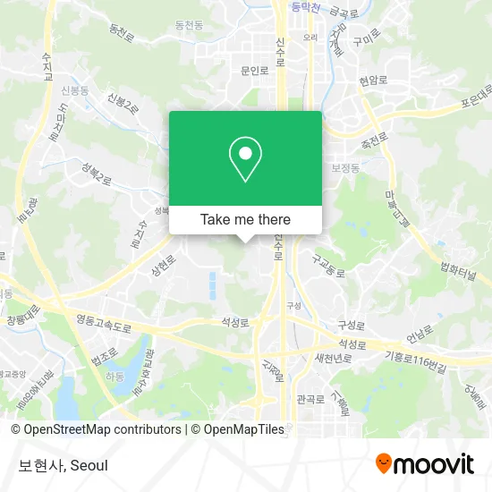 보현사 map