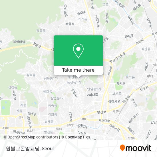 원불교돈암교당 map