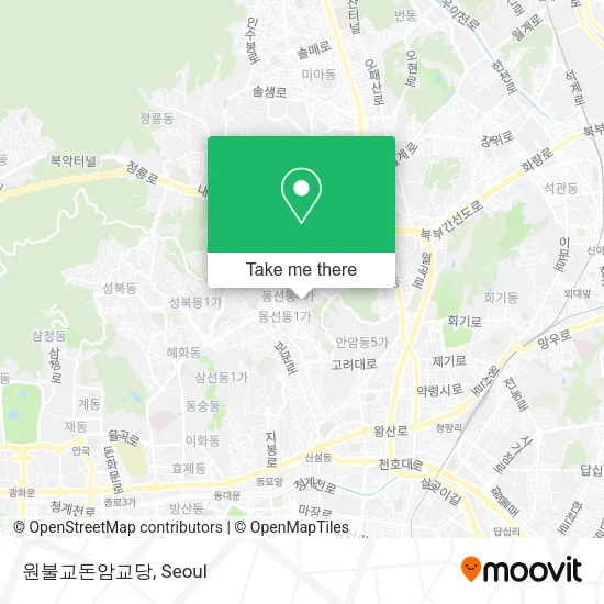 원불교돈암교당 map