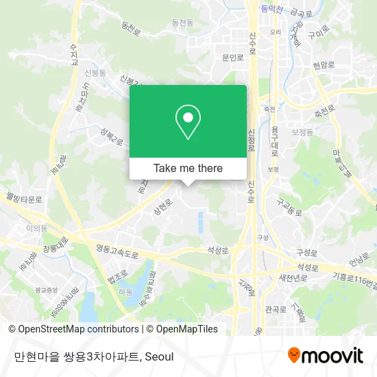 만현마을 쌍용3차아파트 map