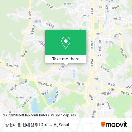 상현마을 현대성우1차아파트 map