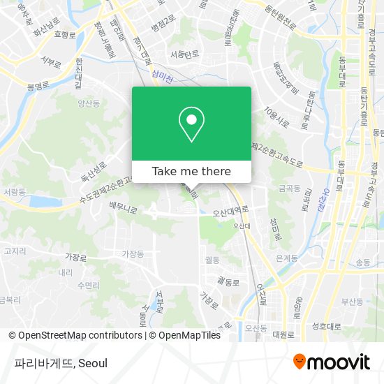 파리바게뜨 map