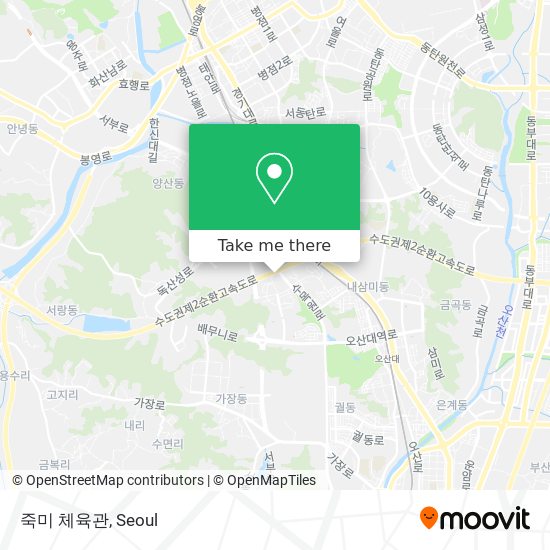 죽미 체육관 map