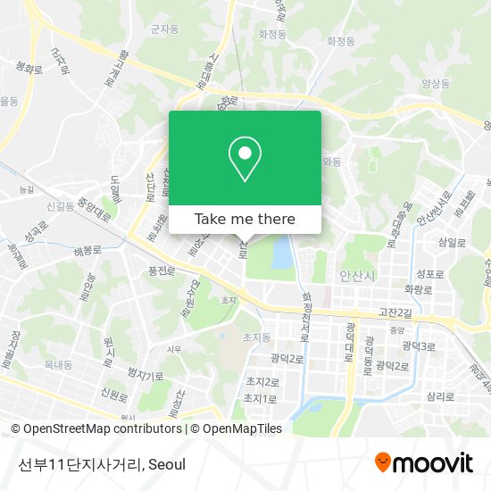 선부11단지사거리 map