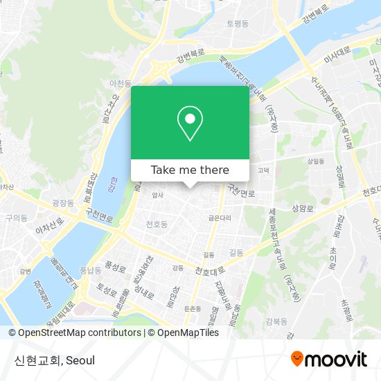 신현교회 map