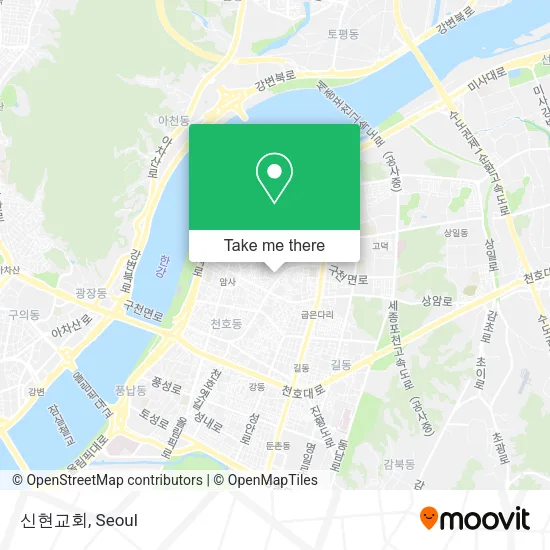 신현교회 map