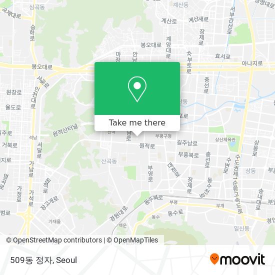 509동 정자 map