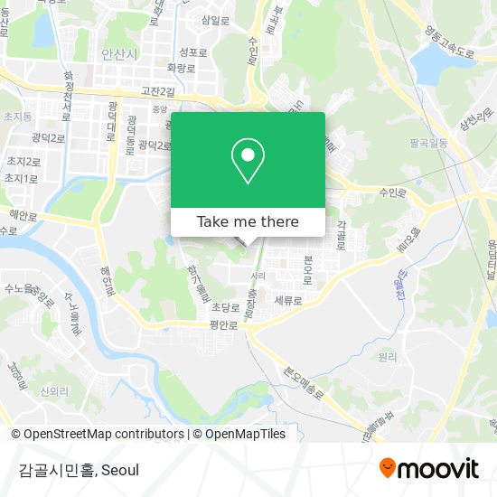 감골시민홀 map