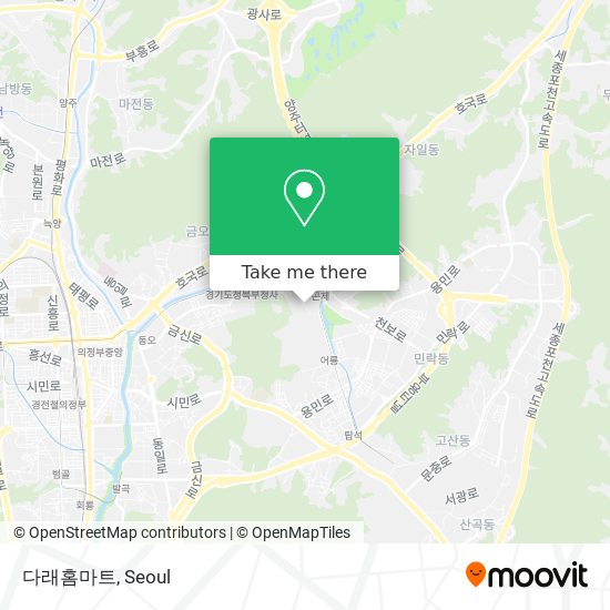 다래홈마트 map