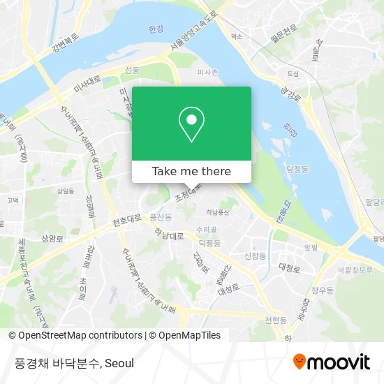 풍경채 바닥분수 map
