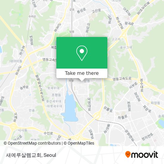 새예루살렘교회 map