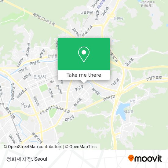 청화세차장 map