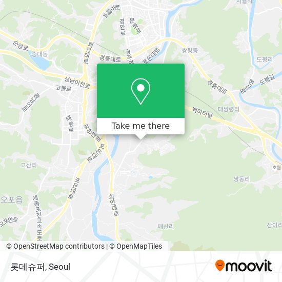 롯데슈퍼 map