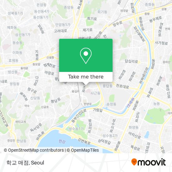 학교 매점 map