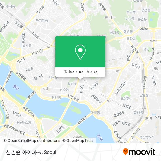 신촌숲 아이파크 map