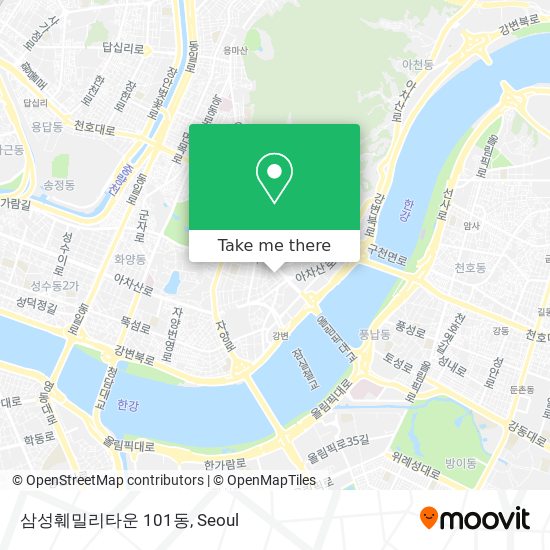 삼성훼밀리타운 101동 map