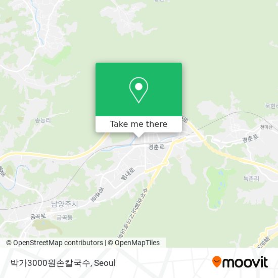 박가3000원손칼국수 map