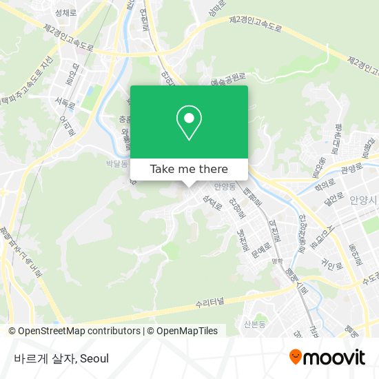 바르게 살자 map