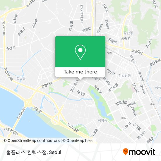 홈플러스 킨텍스점 map