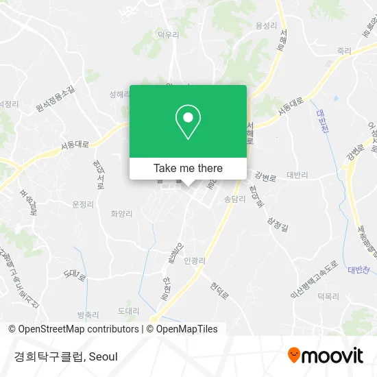 경희탁구클럽 map