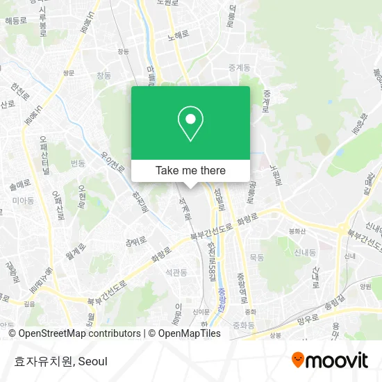 효자유치원 map