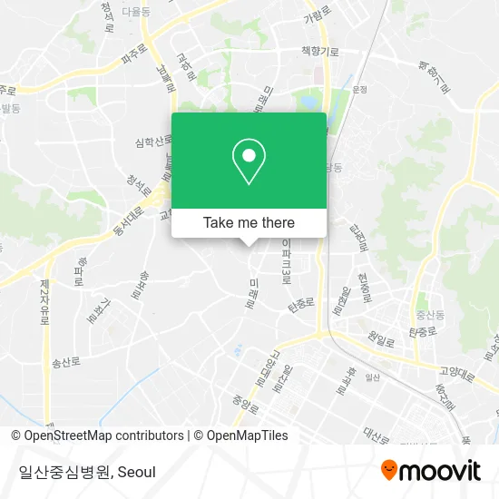 일산중심병원 map