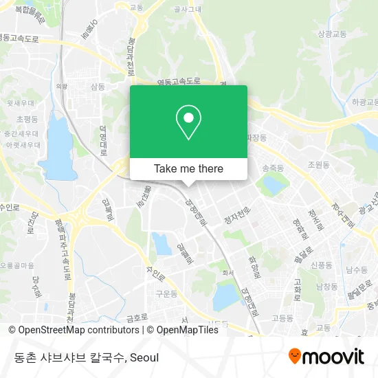동촌 샤브샤브 칼국수 map
