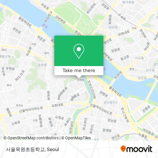 서울목원초등학교 map