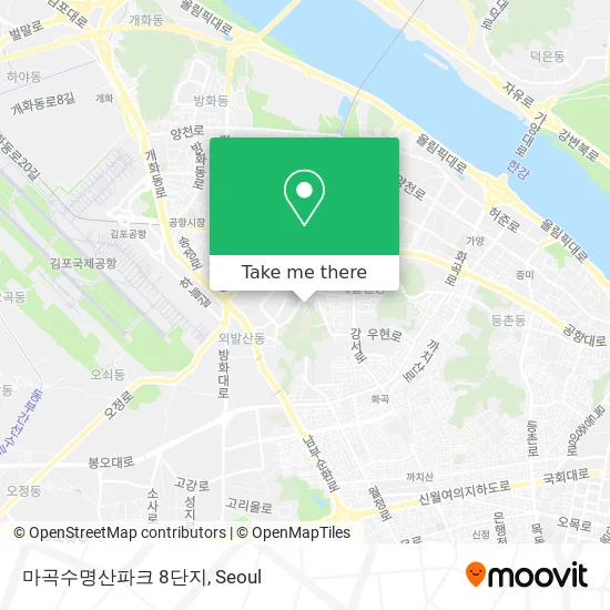 마곡수명산파크 8단지 map