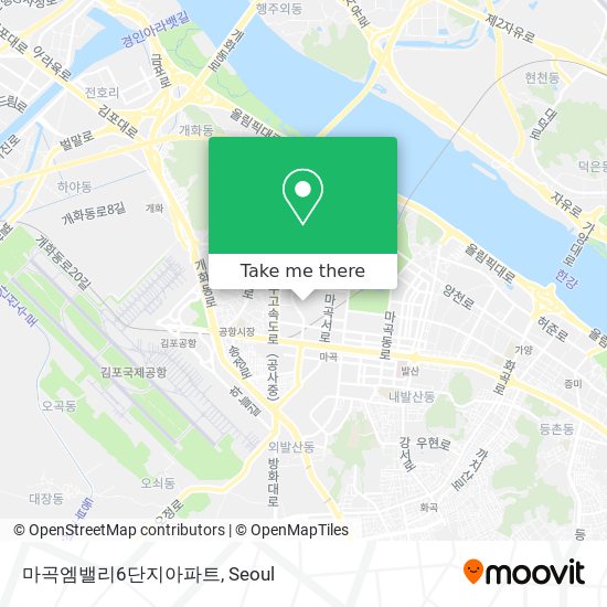 마곡엠밸리6단지아파트 map