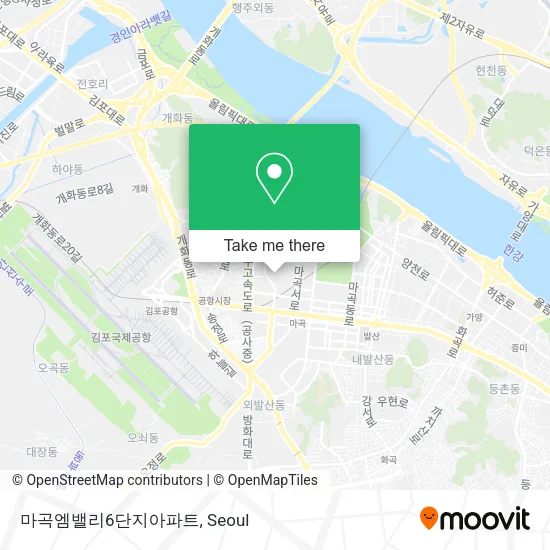 마곡엠밸리6단지아파트 map