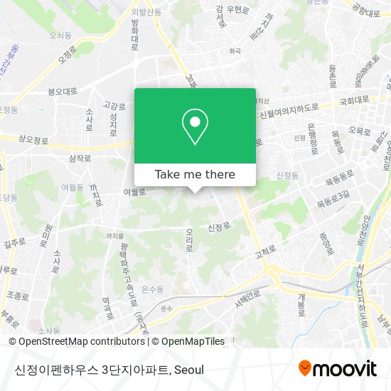 신정이펜하우스 3단지아파트 map