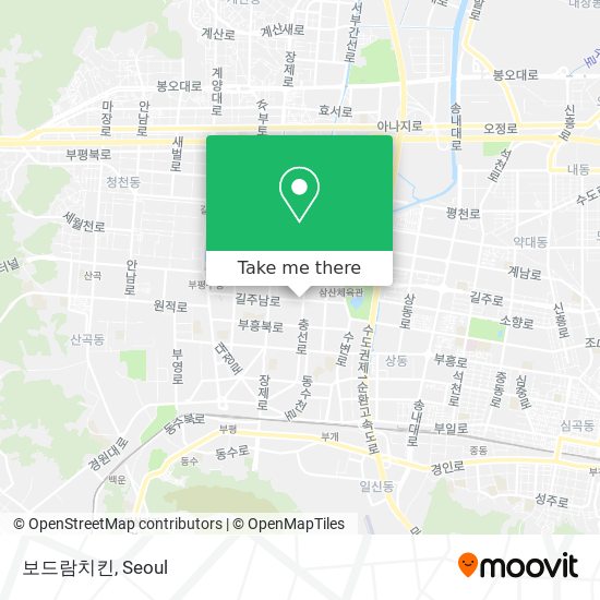 보드람치킨 map