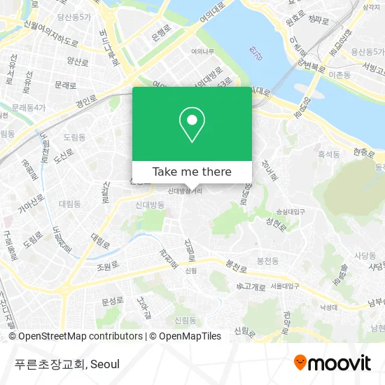 푸른초장교회 map