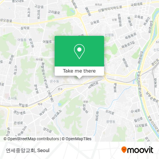 연세중앙교회 map