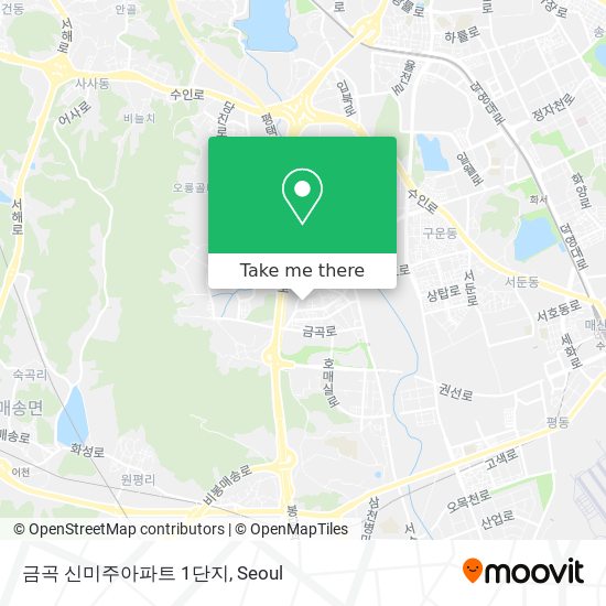 금곡 신미주아파트 1단지 map