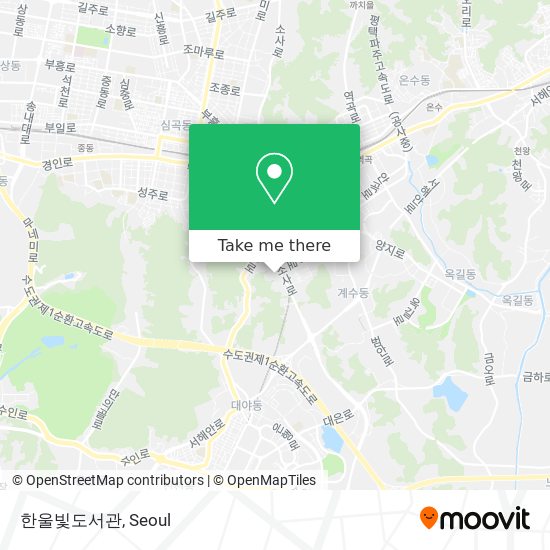 한울빛도서관 map