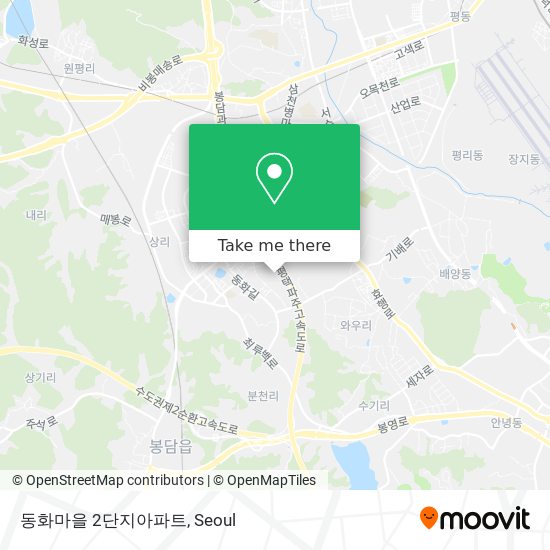 동화마을 2단지아파트 map