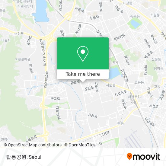 탑동공원 map