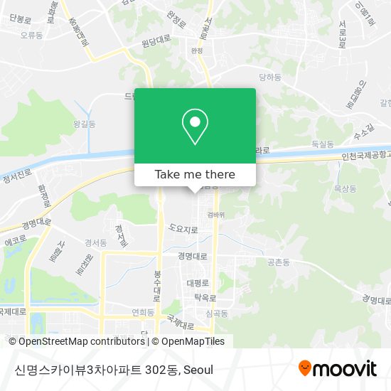 신명스카이뷰3차아파트 302동 map