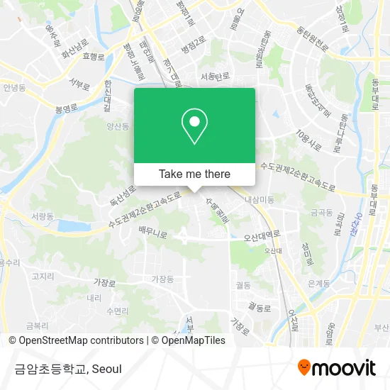 금암초등학교 map