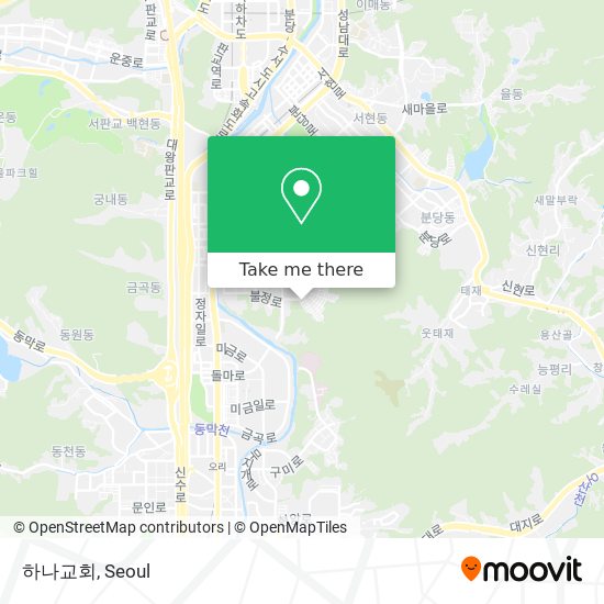 하나교회 map