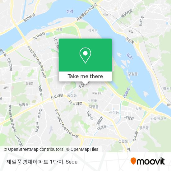 제일풍경채아파트 1단지 map